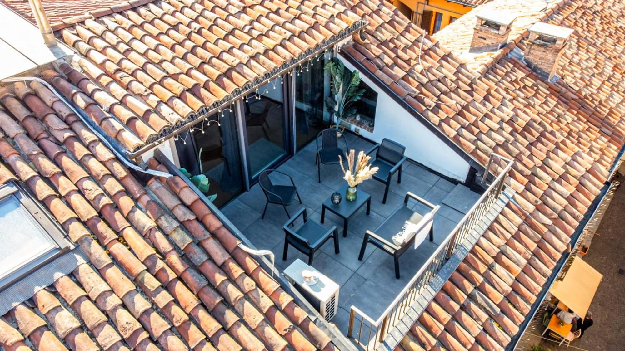 Апартаменты Centro Storico-Dimora Con Terrazza- Wi-Fi E Ac Асти Экстерьер фото